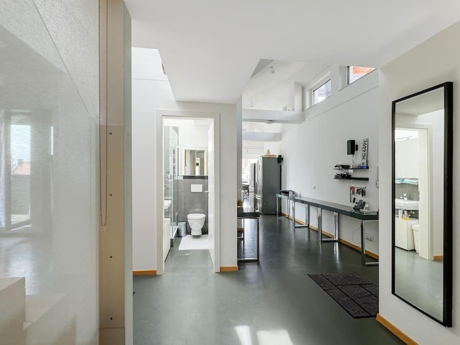 6 Zimmer Maisonette-Penthouse Pool Dachterrasse Luxus Mnichov Exteriér fotografie